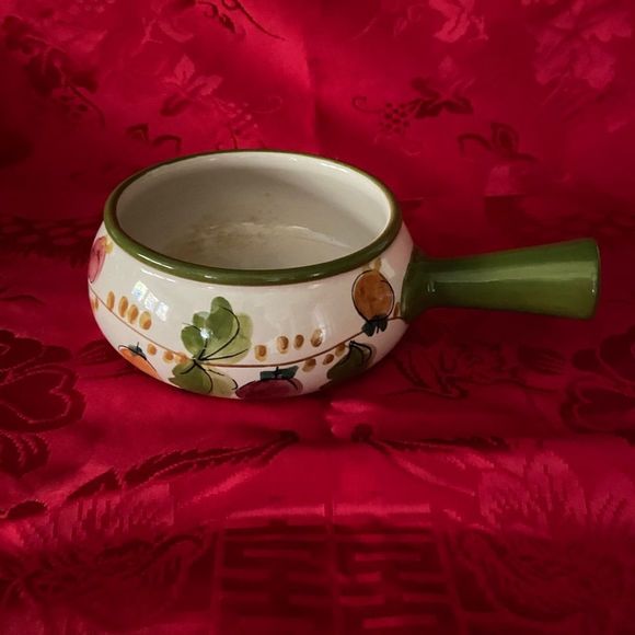 Vintage large handled bowls Made in Portugal for FTD - Picture 6 of 8